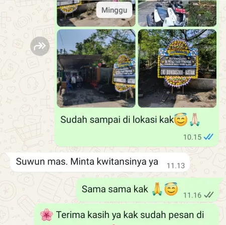 Pengiriman Papan Bunga Duka Pasar Modern Bsd