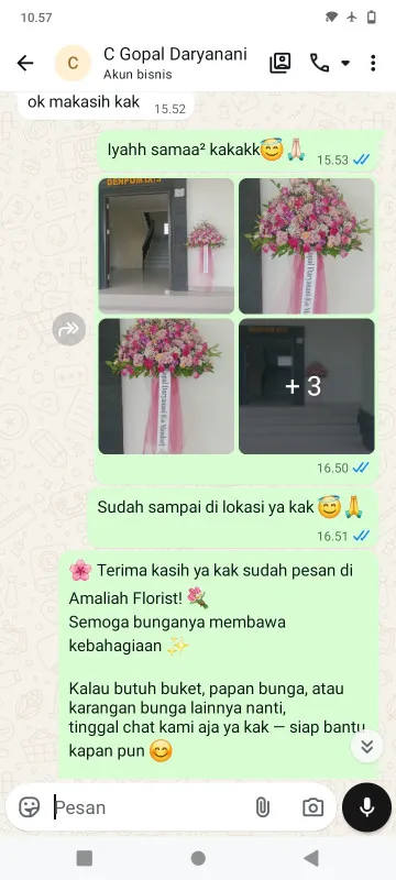 Pengiriman Karangan Bunga Pasar Modern Bsd