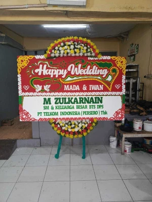 Papan Bunga di Pasar Modern Bsd
