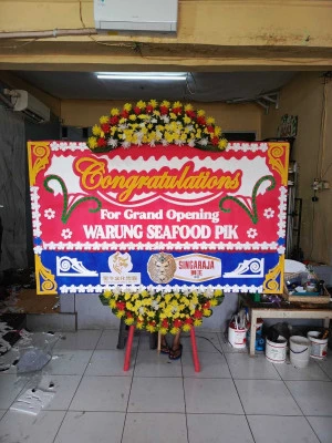 Papan Bunga di Pasar Modern Bsd